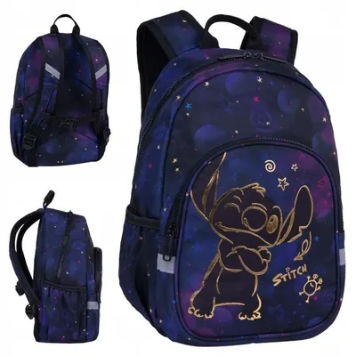Produktbild von Coolpack Disney Gold Toby Kleiner Schulrucksack Kindergarten Stitch Reflektoren