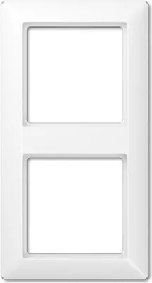 Produktbild von Jung Abdeckrahmen 2-fach IP44 hochkratzfest 151,5 x 80,5 mm für waagerechte und senkrechte Montage