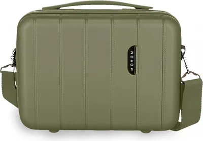 Zdjęcie produktu dla MOVOM Wood Khaki, kosmetyczka podróżna, 21 x 29 x 15 cm, 9 l, 531396A