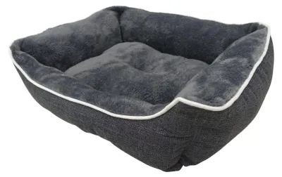 Produktbild von Nobby Hundebett & Katzenbett Classic Arno eckig 52 x 41 x 16 cm grau