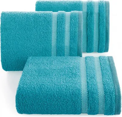 Produktbild von Eurofirany 429783, 70 x 140 cm, Baumwolle, Polyester, Türkis, 1 Stück(e)