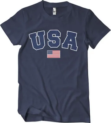 Produktbild von USA Varsity T-Shirt - XX-Large - Navy