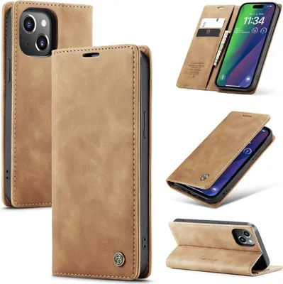 Produktbild von iPhone 16 Plus Hülle - CaseMe 013 Klapphülle - Braun