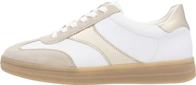 Produktbild von Remonte Damen Sneaker Retro Look Leder und Textil D2C01, Größe:37 EU, Farbe:Beige