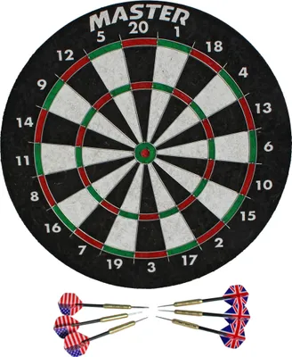 Produktbild von SISAL Dartboard MASTER Grander 45 cm + 6 Darts