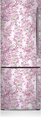 Produktbild von Aufkleber Kühlschrankmagnete Dekoration Kühlschrankfolie 70x190 cm - Lila Blumen