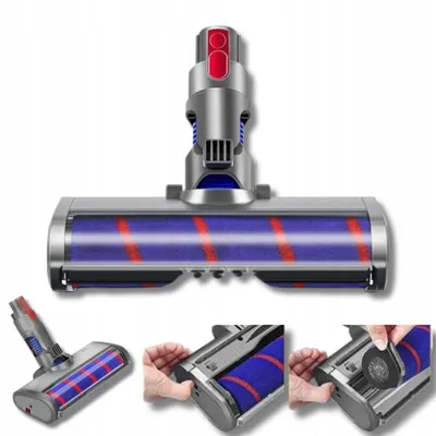 Produktbild von Rotierende LED Bodendüse kompatibel mit Dyson V7-V15