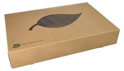 Produktbild von Transport- und Catering-Kartons, Pappe "pure" 8 cm x 46,4 cm x 31,3 cm braun "100% Fair"