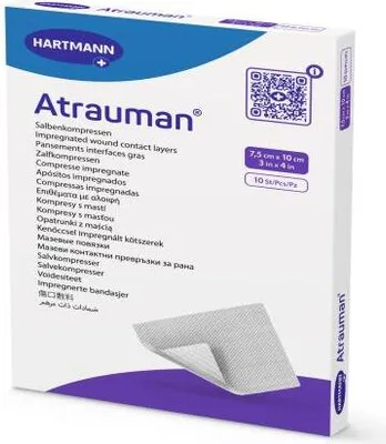 Produktbild von Hartmann Atrauman Salbenkompr st 7,5x10cm P10 | Packung (10 Stück)