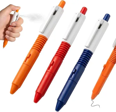 Productafbeelding van Waterpen 2-in-1 - Set van 3 - Spuitwater grappenwaterpistool en schrijfbaar