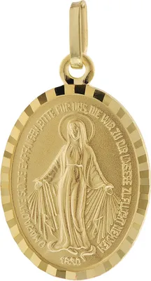 trendor 51944 Milagrosa Anhänger Gold 585 (14 Kt) Madonna Medaille 1