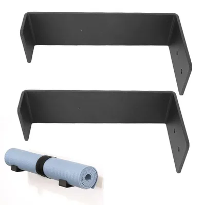 Imagen del producto de Estanterías de pared para accesorios de yoga y fitness, ideales para gimnasios en casa