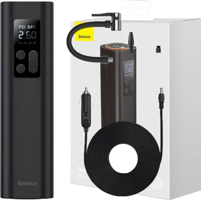 Immagine prodotto di Mini compressore per auto Baseus (nero)
