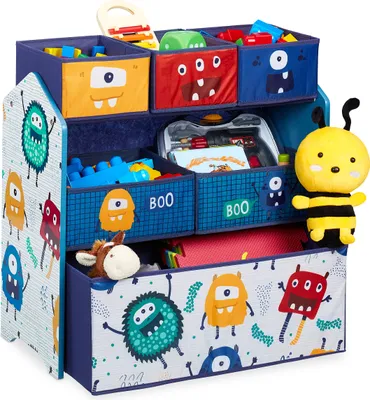 Immagine prodotto di scaffale relax per bambini con scatole Monster