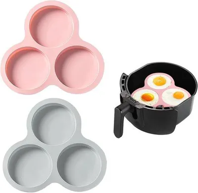 Produktbild von Silikonische Airfryerform, Airfryerformen, herstellbare Airfryerzubehör, faltebare silikonische Backblech aus Lebensmittelqualität