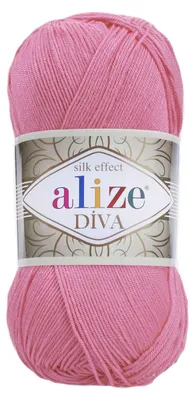Strickgarn ALIZE DIVA Sommerwolle Häkelgarn Wolle Sommer Stricken Häkeln 178 pink