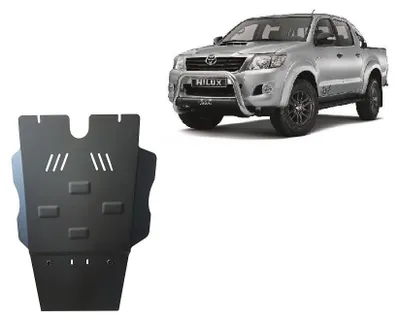 Immagine prodotto di Protezione del cambio in acciaio e filtro antiparticolato per Toyota Hilux