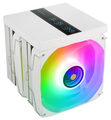 Produktbild von Mars Gaming MCPU-LCDPROW, Luftkühlung, 12 cm, Weiß
