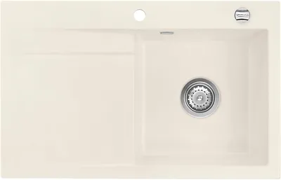 Produktbild von Spüle KeraDomo STEMA 80 in JASMIN Becken rechts mit Excenterbedienung