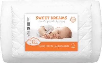 Immagine prodotto di Coperta 100x135 cuscino 40x60 Baby bianco anallergico Faro