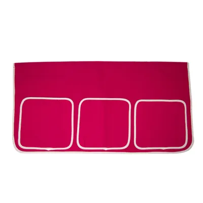 Produktbild von Homestyle4u doplnky na posteľ pre poschodové postele Vak na posteľ v ružovej farbe 100 % bavlna Š x V 90 x 70 cm
