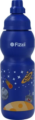 Produktbild von Fizzii Trinkflasche Weltraum 330 ml, auslaufsicher