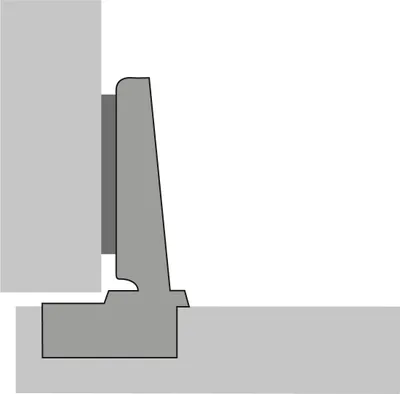 Immagine prodotto di Cerniera ad innesto rapido Hettich Intermat 9943 K.0,0mm TH 42 per il collegamento
