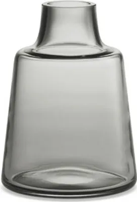 Produktbild von Holmegaard Vase Flora Glas smoke 12 cm (h)