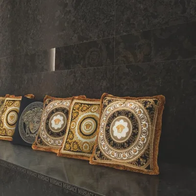 Obrázek produktu pro CASA39 Dlaždice s mramorovým vzhledem, černé, 60 x 120 cm, Versace Meteorite