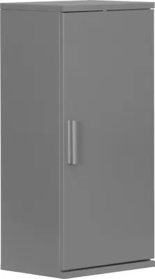 Produktbild von Relaxdays Hängeschrank Bad, 2 Fächer, HBT: 62 x 30 x 21 cm, verstellbarer Einlegeboden, Badschrank schmal, MDF, graublau