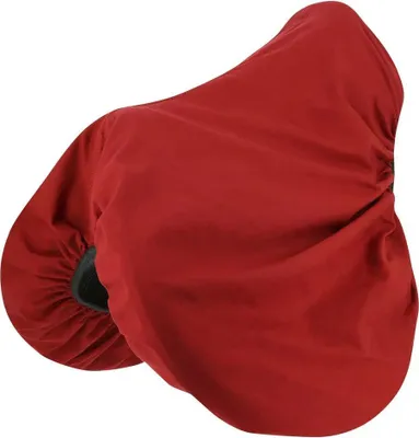 Immagine prodotto di Copri sella in cotone Riding World Rosso Rosso Taglia unica