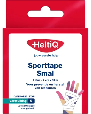 Productafbeelding van Heltiq Sporttape Smal 2 Cm X 10M (1 stuk)