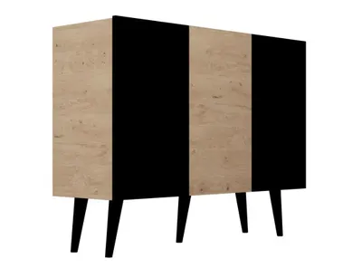 Zdjęcie produktu dla Komoda TORONTO 120 dąb artisan/czarna