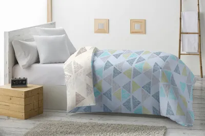 Produktbild von Reversibles Bettdecke aus Mikrofaser, 250 x 260 cm. Weich und atmungsaktiv