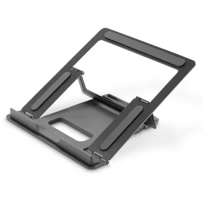 Produktbild von Hama Metall, Laptop-Ständer, Grau, Metall, 25,4 cm (10"), 39,6 cm (15.6"), 254 - 396,2 mm (10 - 15.6")