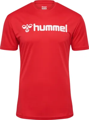 Obrázek produktu pro Hummel Hmllogo Jersey S/S - pravá červená, velikost:XL