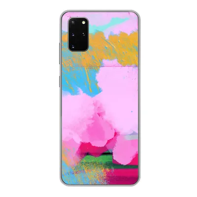 Produktbild von MuchoWow® Handyhülle Schutzhülle Hülle für Samsung Galaxy S20 Plus Farbe - Regenbogen - Abstrakt Silikon Softcase Handy Hülle - Hartschale