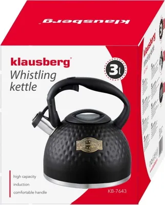 Obrázek produktu pro Klausberg 3,0l ocelová konvice se silným dnem KB7643