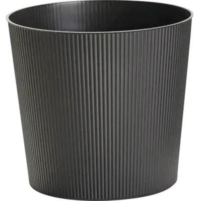 Immagine prodotto di Vaso da fiori Fyre Ø 35 cm antracite Greener, con rotelle