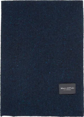 Produktbild von Marc O'Polo Schal Knitted Scarf Dark Navy dunkelblau