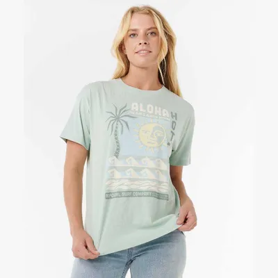 Produktbild von Rip Curl Aloha Hotel Relaxed T-Shirt, Farbe: Hellmoos, Größe: M