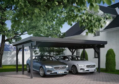 Produktbild von Carport Houston II 6,34x5,04 m - inklusive hochwertigem Stahltrapez