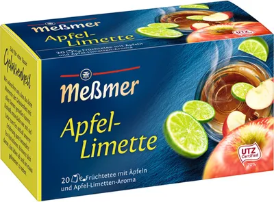 Immagine prodotto di Meßmer Tè alla frutta al gusto di mela e lime 50g