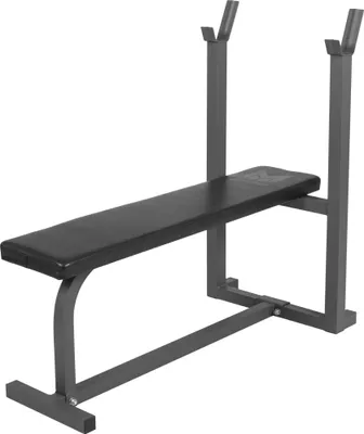 Produktbild von GYRONETICS® Hantelbank mit Ablage - bis 220kg Belastbar, 101 x 50 x 93,5 cm, Schwarz - Trainingsbank, Flachbank, Fitnessbank, Drückerbank, Bankdrücken, Weight Bench, Langhantelablage, Krafttraining