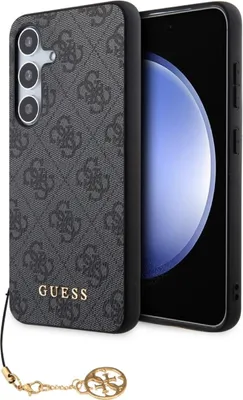 Zdjęcie produktu dla Guess 4G Charms Back Cover dla Samsung Galaxy S24 Szary