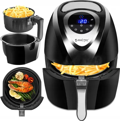 Produktbild von Maltec Airfryer Fettfrei Frittiergerät 2500W 4.3L 7 Programme 80-200°C