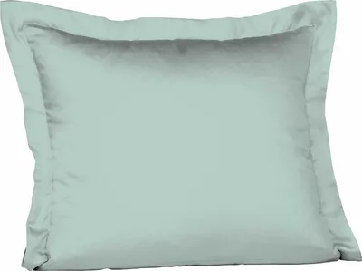 Produktbild von Fleuresse Mako-Satin-Kissenbezug uni colours aqua 6078