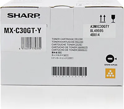Image de Sharp MXC30GTY - Tonerpatrone - 1 x Gelb - 6000 Seiten (MXC30GTY)