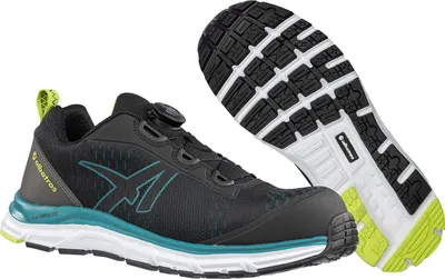 Image de Chaussures de sécurité Albatros AER55 IMPULSE QL S1P ESD HRO SRA noir/bleu 45