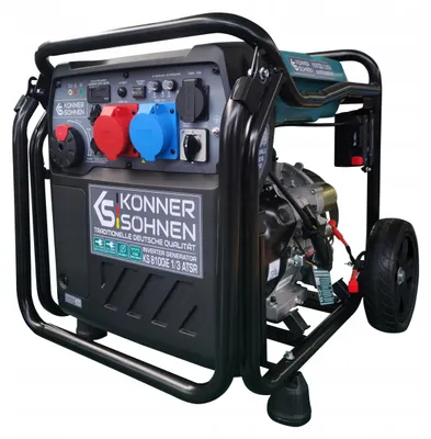 Image de Groupe électrogène à inverseur KS 8100iE 1/3 ATSR, puissance max. 8,5 kW, pour fonctionnement monophasé (230V) et triphasé (400V) avec possibilité de raccordement ATS